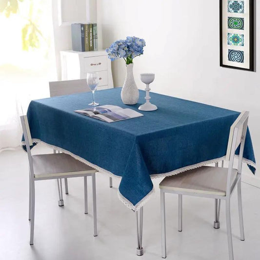 Waterproof Tablecloth Anti Scald Table Cloth Coffee Table Cover Bedside Table Cover TV Counter Cloth Table Mat by null