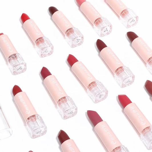CmaaDu15 Color Matte Lipstick And Waterproof Moisturizing Lip Gloss Set With Seven Color Variants A To G by null
