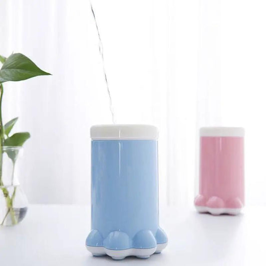 Large Portable Dog Paw Cleaner With Silicone Bristles For Travel And Easy On The Go Paw Cleaning by null