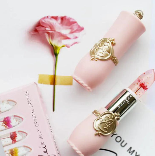 Crystal Jelly Lip Gloss Set Flower Infusion Hydrating Shine Blooming Generations Collection by null