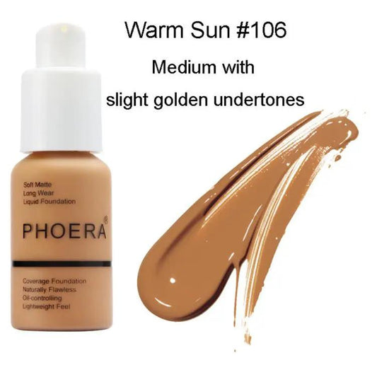 Oil Control Natural Color Matte Concealer Foundation Cream For Flawless Smoothing And Hydrating Long Lasting Coverage by null