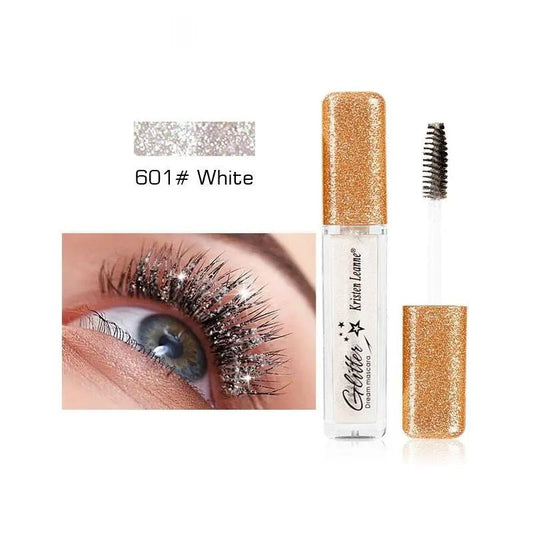 Glistening Cracked Gem Tone Diamond Color Mascara With Shiny Sparkle Finish For Bold Eyes by null