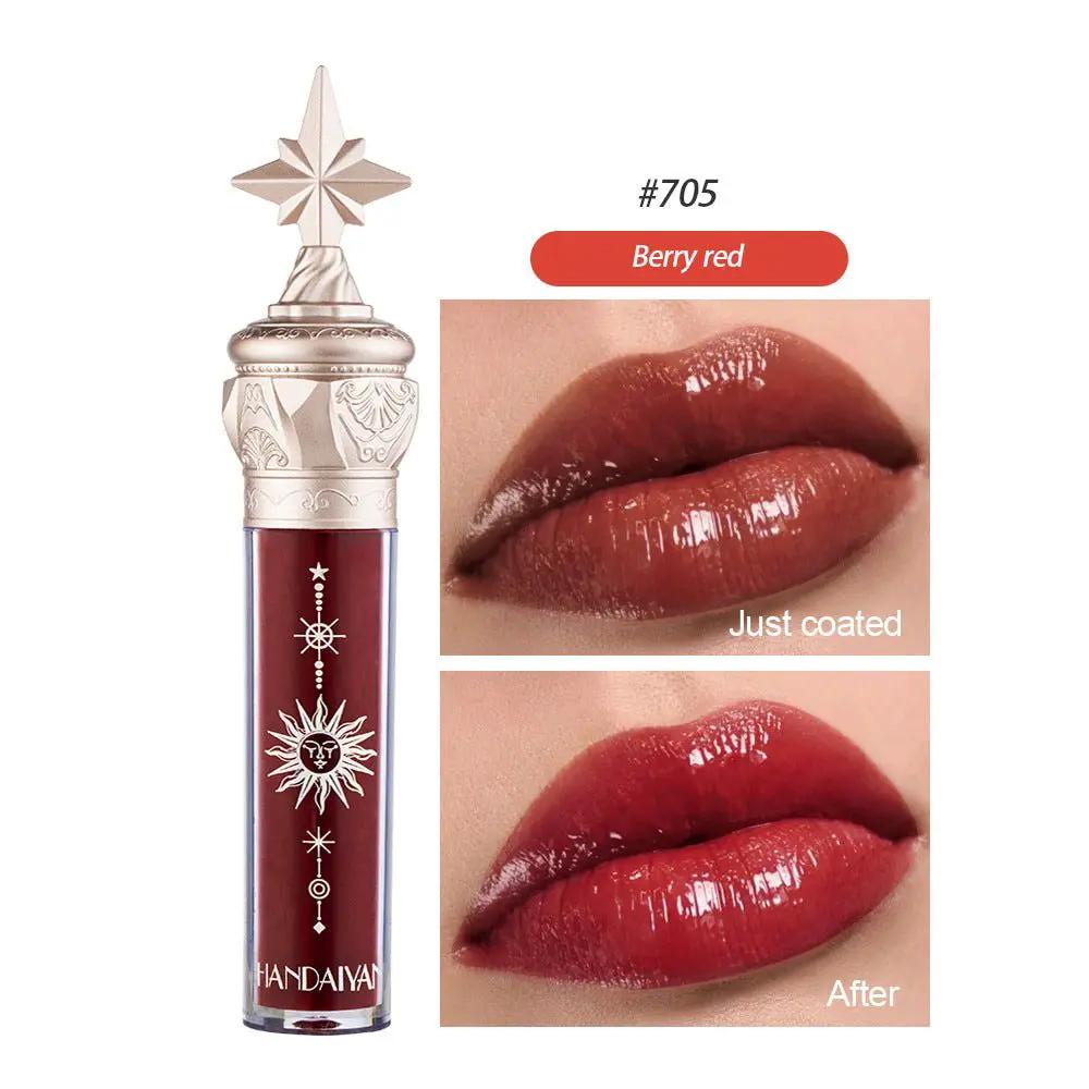 Moisturizing Lip Gloss With Mirror Finish In 8 Colors Waterproof Long Wearing Lip Lacquer by null