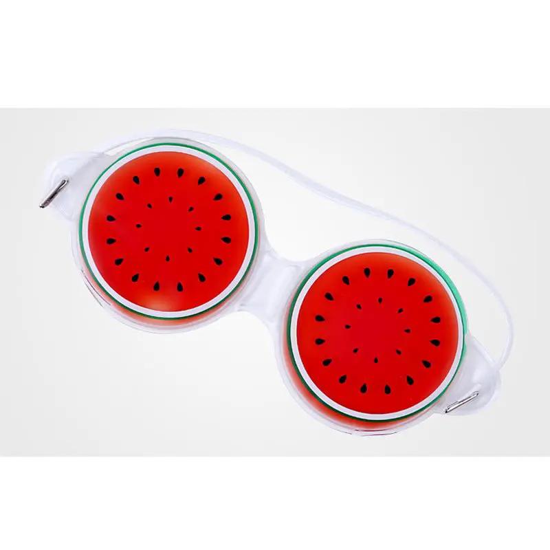 Cooling Gel Ice Eye Mask For Beauty Sleep Watermelon Lemon Kiwi Patterns Lightweight 30g by null