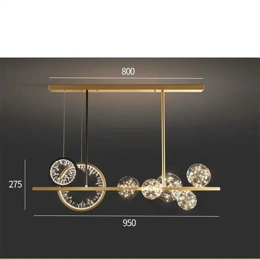 Contemporary Crystal Table Lamps for Living Room or Bar Decor by null