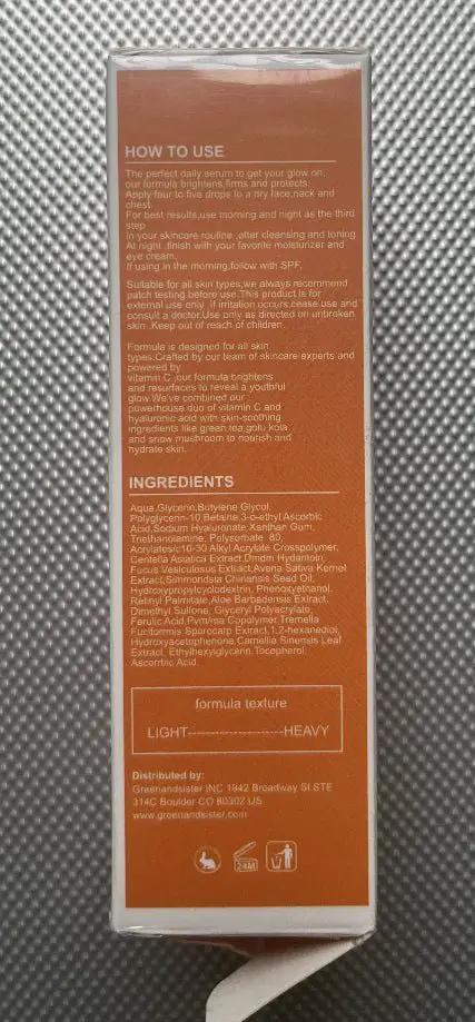 Vitamin C Serum For Bright Skin Texture And Anti Aging Benefits Diminish Fine Lines And Wrinkles by null
