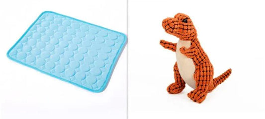 Pet Ice Mat Cooling Mat For Dogs And Cats Cloth Seat Cushion Sizes 40 By 30 To 150 By 100 Cm Pink Blue Gray Brown by null