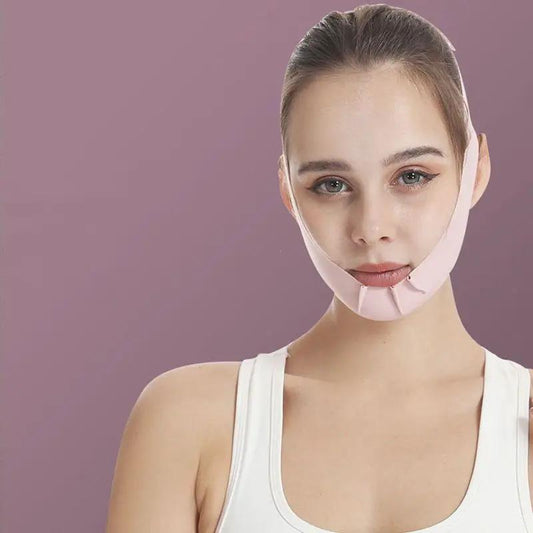 Profile-enhancing Face Mask for Slimmer Look by null