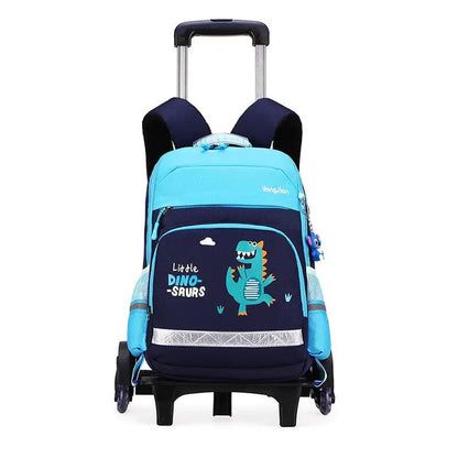 Korean Detachable Trolley Bag For Elementary School Students Lightweight 36 55L Breathable Red And Black by null