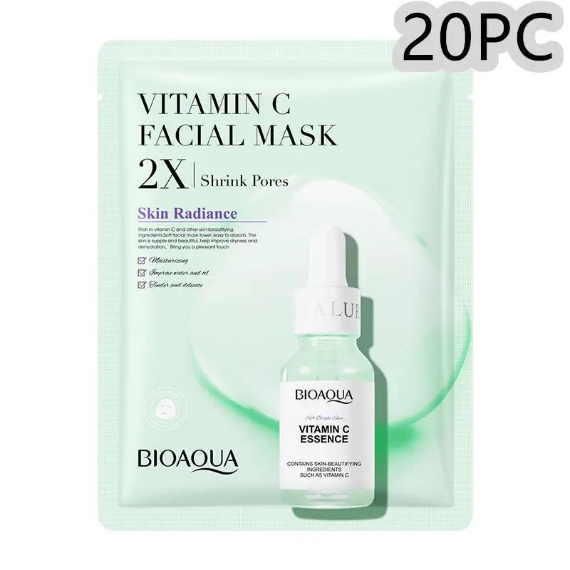 Collagen Face Mask With Hyaluronic Acid Moisturizing Firming Sheet Mask For All Skin Types Care by null