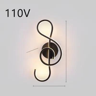 Nordic LED Wall Lamp for Bedroom and Bedside Minimalist Design Modern Energy Efficient Lighting Fixture by null