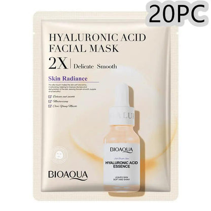 Collagen Face Mask With Hyaluronic Acid Moisturizing Firming Sheet Mask For All Skin Types Care by null