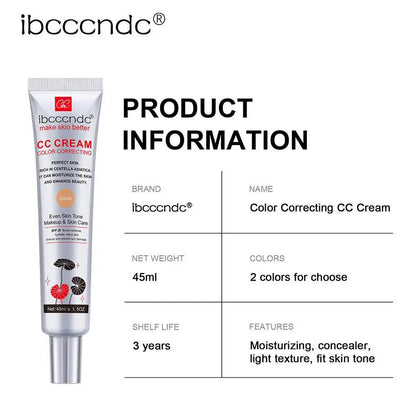 Erborian Moisturizing Correcting CC Cream Waterproof Sweatproof Long Lasting For Women Protects Skin by null