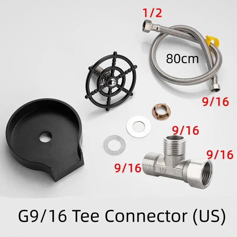 Bar Counter Cup Washer Sink High-pressure Spray Automatic Faucet Coffee Pitcher Wash Cup Tool Kitchen by null