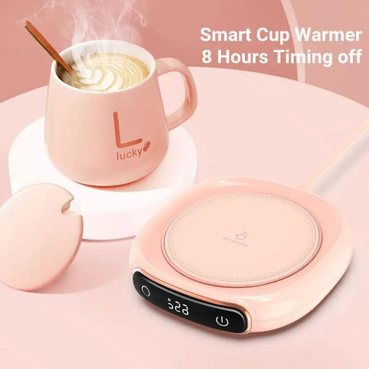 Smart Coffee Mug Warmer With Constant Temperature Heating Pad And Warm Coaster For Desktop Use by null