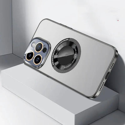 AG Frosted Glass Lens Protector With Magnetic Phone Case For Universal Smartphone Protection by null