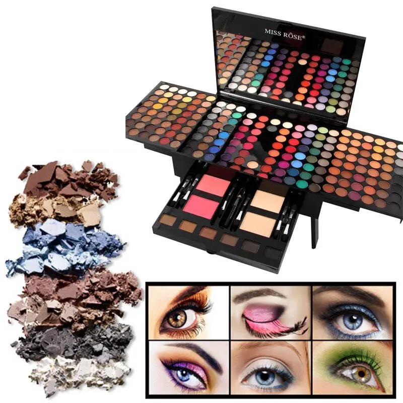 180 Colors Piano Shaped Makeup Palette Set With Eyeshadow And Blush For All Day Colorful Looks by null