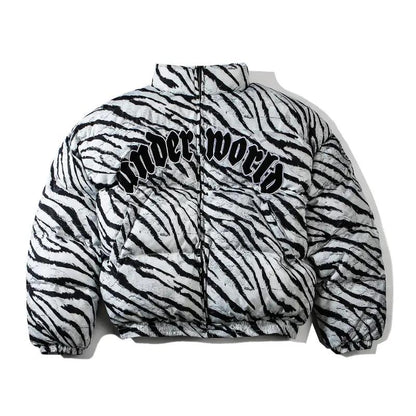 Men's National Tide Padded Jacket Winter Thickened Baseball Jacket by Zeny Home & Beauty