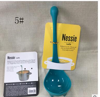 Cute Dinosaur Standing Spoon For Kids Kitchen Durable Food Grade PP Utensil Featuring Cartoon Dinosaur Design by null