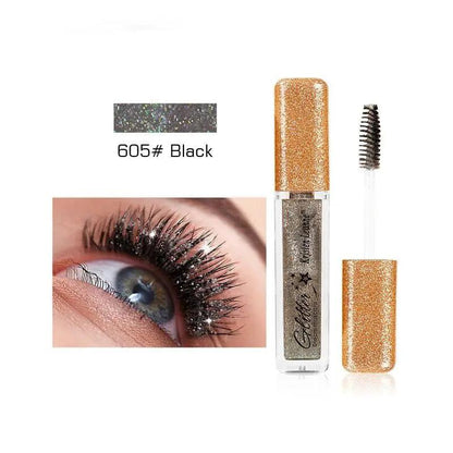 Glistening Cracked Gem Tone Diamond Color Mascara With Shiny Sparkle Finish For Bold Eyes by null