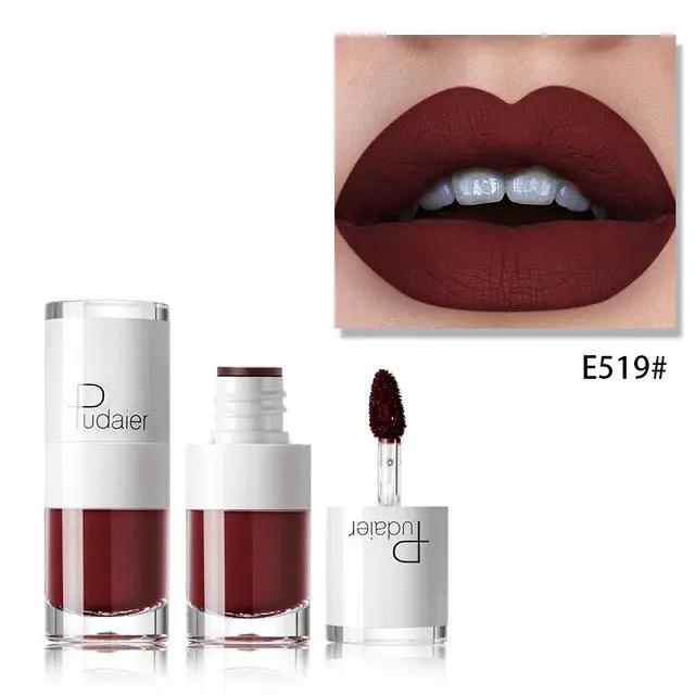 Long Lasting Matte Lipstick Set 16 Colors In White Bottle Waterproof Moisturizing Lipcolor by null
