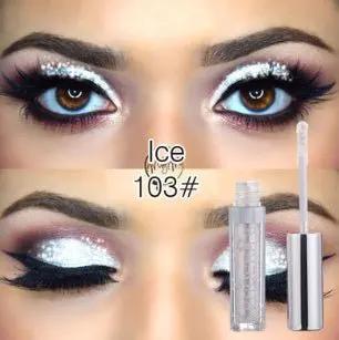 PHOERA Magnificent Metals Glitter and Glow Liquid Eyeshadow Set in 12 Sparkling Colors by null