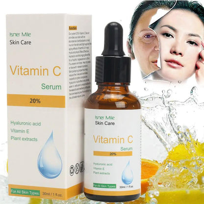Undiluted Vitamin C Essence Serum For Brightening Hydration Pore Minimizing Firming Skin Care For Women by null
