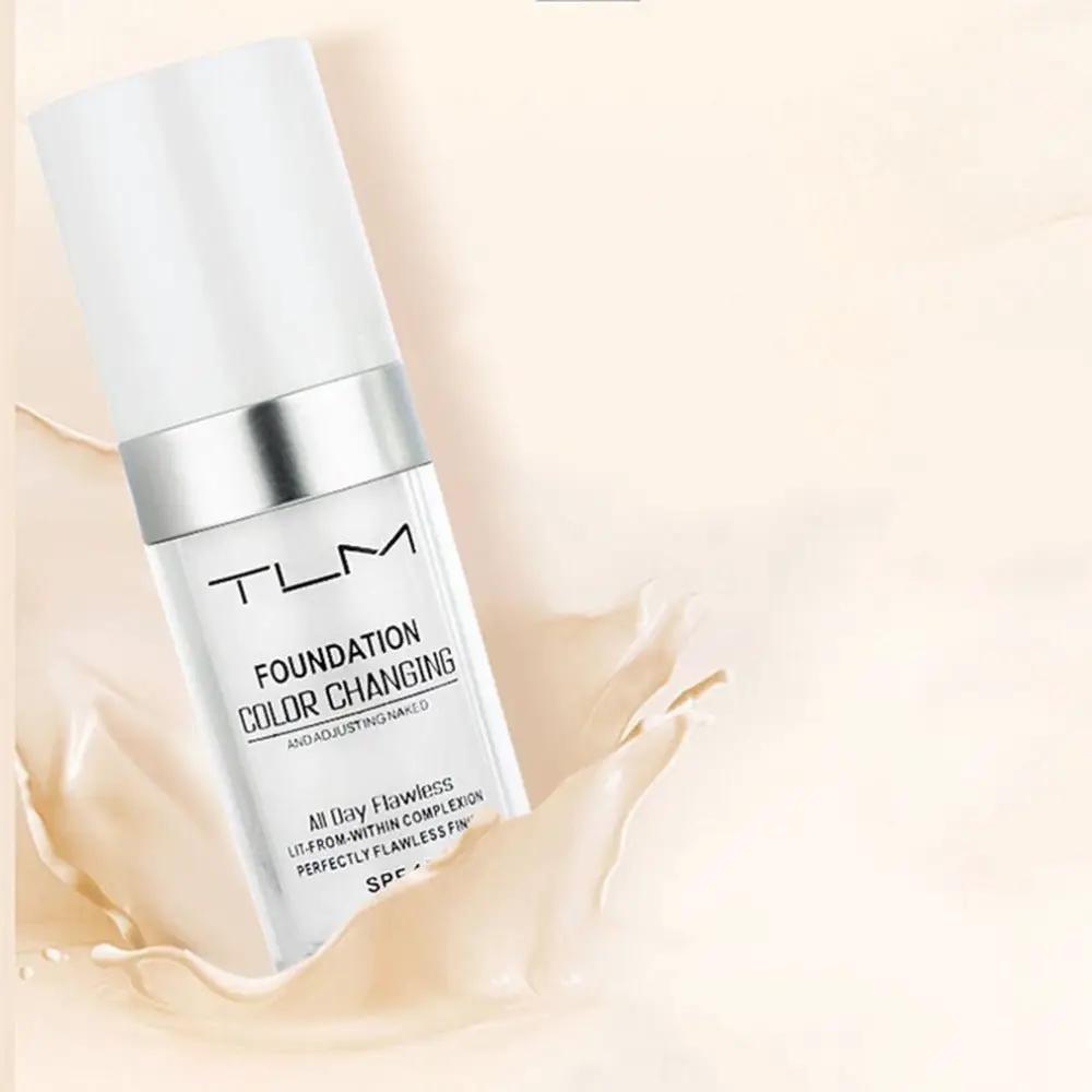 Color Changing Liquid Foundation Concealer SPF 50 Portable Natural Shade Makeup BB by null
