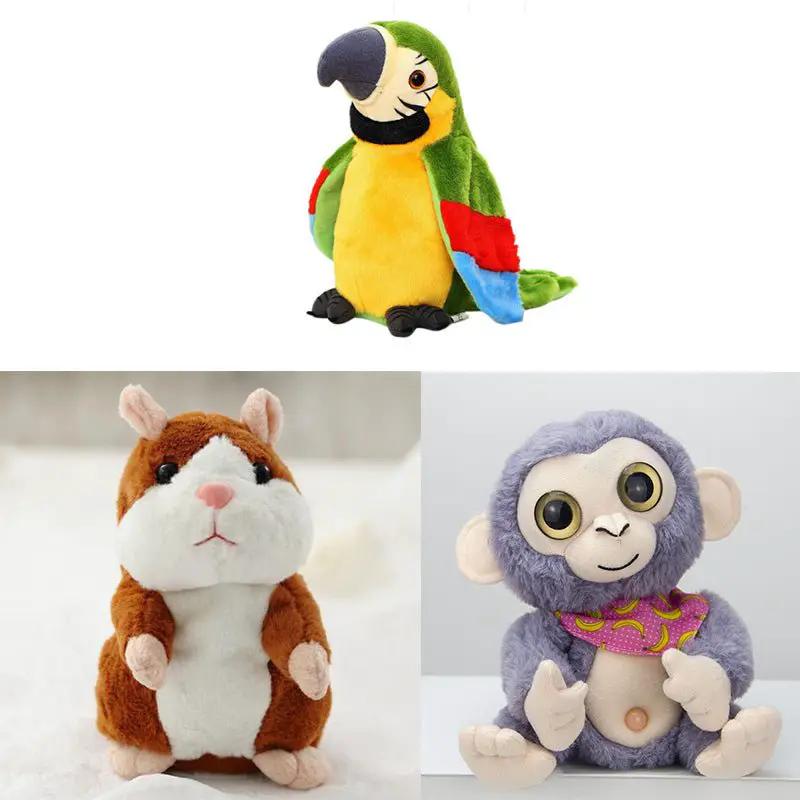 electric talking parrot plush Toy by null
