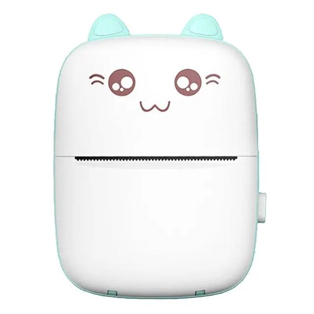 Mini Printer Portable Mini Bluetooth WiFi New Wrong Printer Mobile Phone Photo Title Note Hot Print Pocket Student Error Label Printer by Zeny Home & Beauty