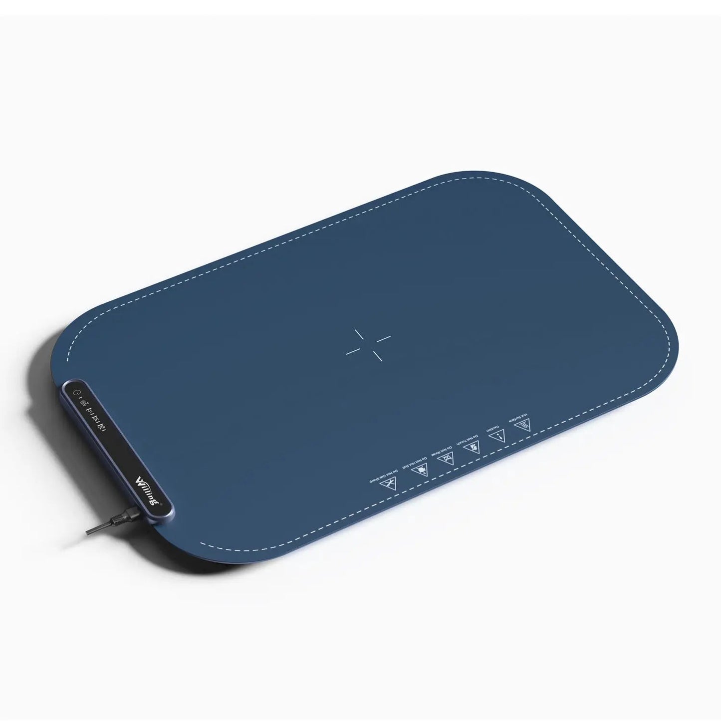 Willing 250W Food Warming Mat With 3 Temperature Settings Warmer For Stainless Steel Ceramic Glass Enamelware Navy Blue by null