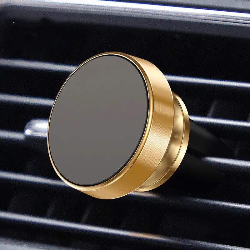 Magnetic Car Phone Holder Mount Aluminum Alloy With Strong Magnetic Grip For Secure Hands Free Driving by null