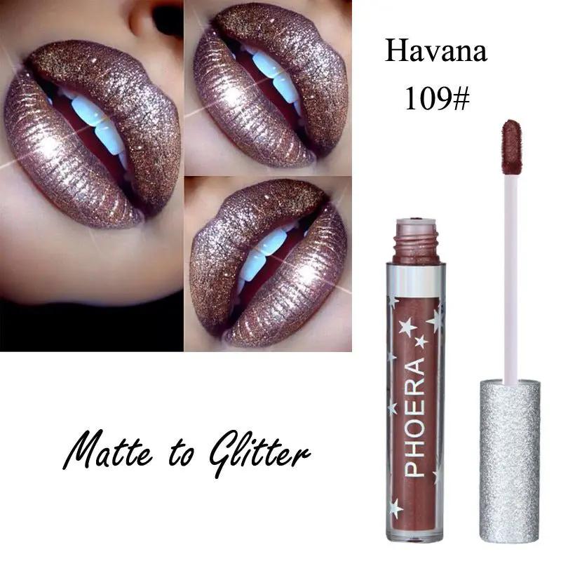 Moisturizing Candy Color Lip Gloss Liquid Lipstick Waterproof Glitter Long Lasting Makeup by null