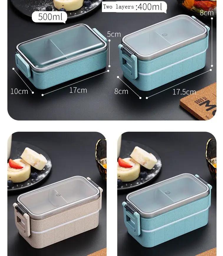 Healthy Material Microwave Dinnerware Lunch Box With Leakproof Lock Seal For Fresh Meals On The Go by null