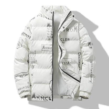 Printed Coat Winter Men's Fashion by Zeny Home & Beauty