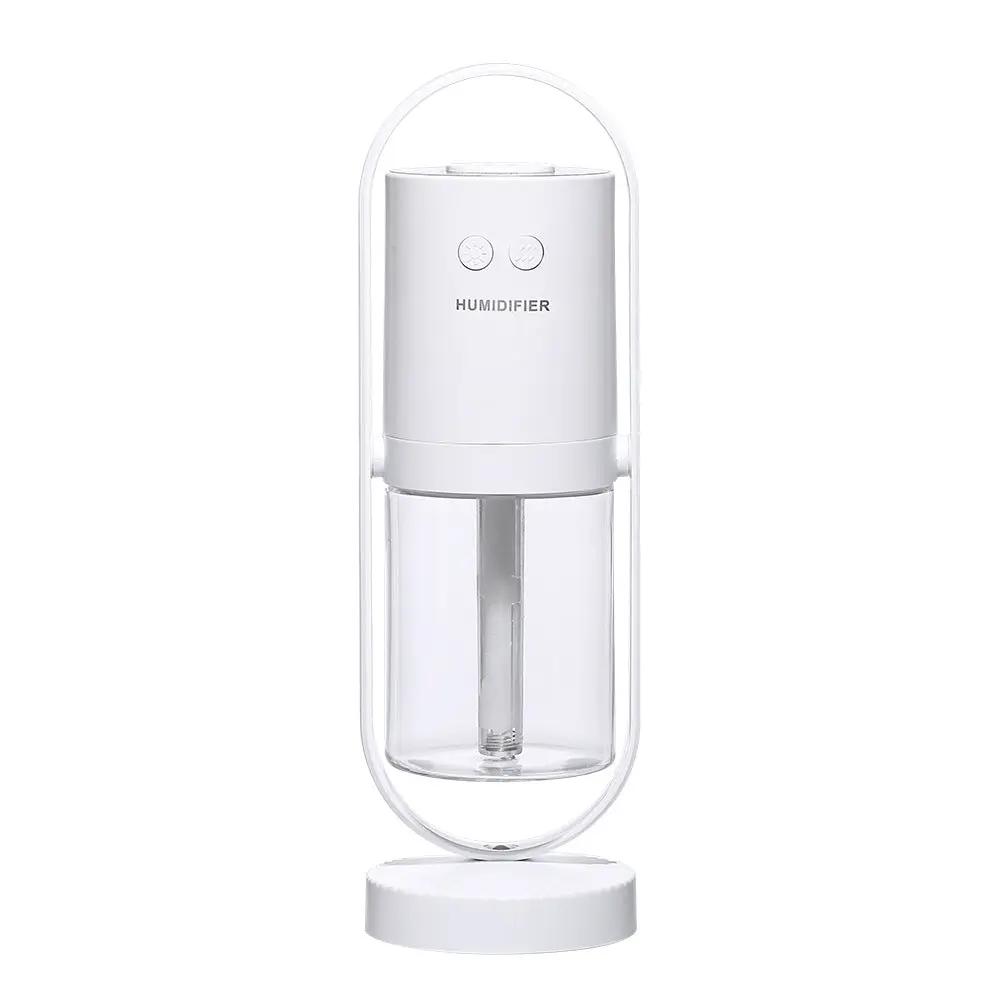 USB Ultrasonic Mini Air Humidifier with Projection Night Lights for home, office, car, dorms.