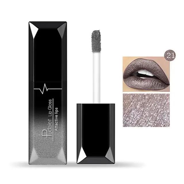 Matte Lip Gloss And Lipstick Duo Set For Long Lasting Color And Comfortable Wear by null