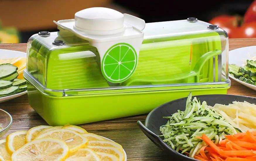 Multifunction Kitchen Slicer Grater Wave Cutter Peeler Shredder For Vegetables Carrot Cucumber Stainless Steel by null
