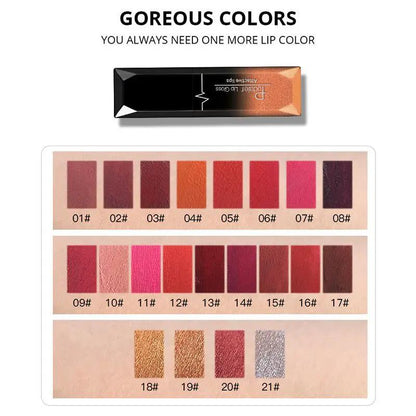 Matte Lip Gloss And Lipstick Duo Set For Long Lasting Color And Comfortable Wear by null