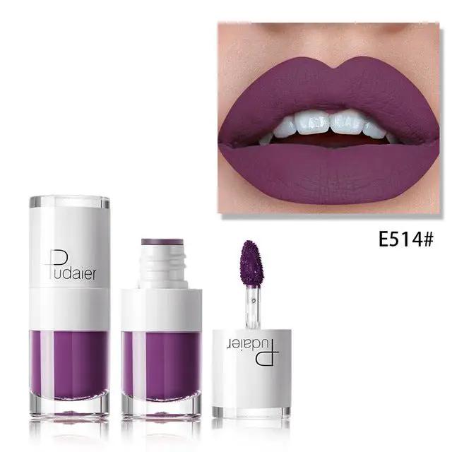 Long Lasting Matte Lipstick Set 16 Colors In White Bottle Waterproof Moisturizing Lipcolor by null