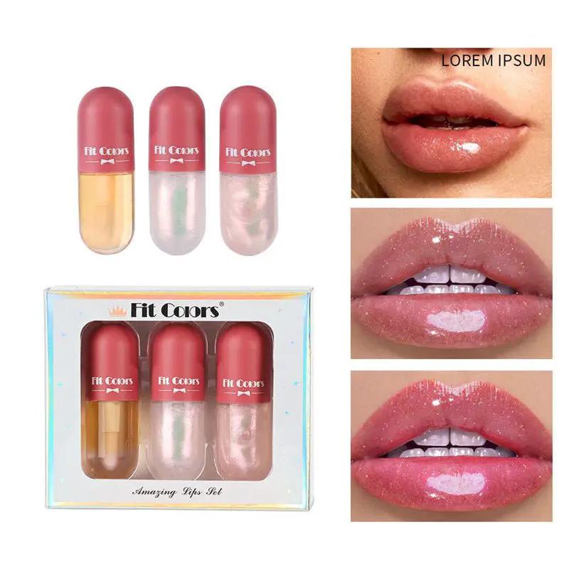 Day Night Instant Volume Lip Plumper Oil Clear Lasting Moisture Nourishing Repairing Lip Fine Line Care Beauty Cosmetic by null