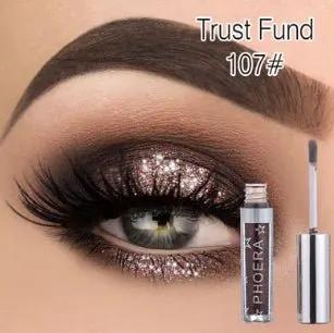 PHOERA Magnificent Metals Glitter and Glow Liquid Eyeshadow Set in 12 Sparkling Colors by null