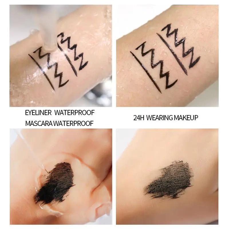 Eyeliner And Mascara Combo Set Two Piece Black Makeup Kit For Everyday And Party Looks by null