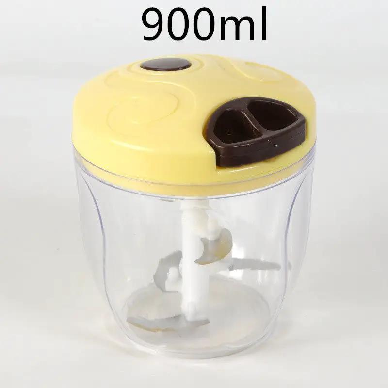 High Speed Multifunction Manual Food Processor Chopper Shredder And Meat Grinder For Vegetables And Meat by null