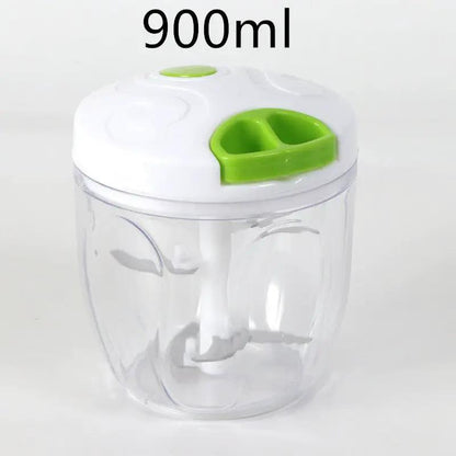 High Speed Multifunction Manual Food Processor Chopper Shredder And Meat Grinder For Vegetables And Meat by null