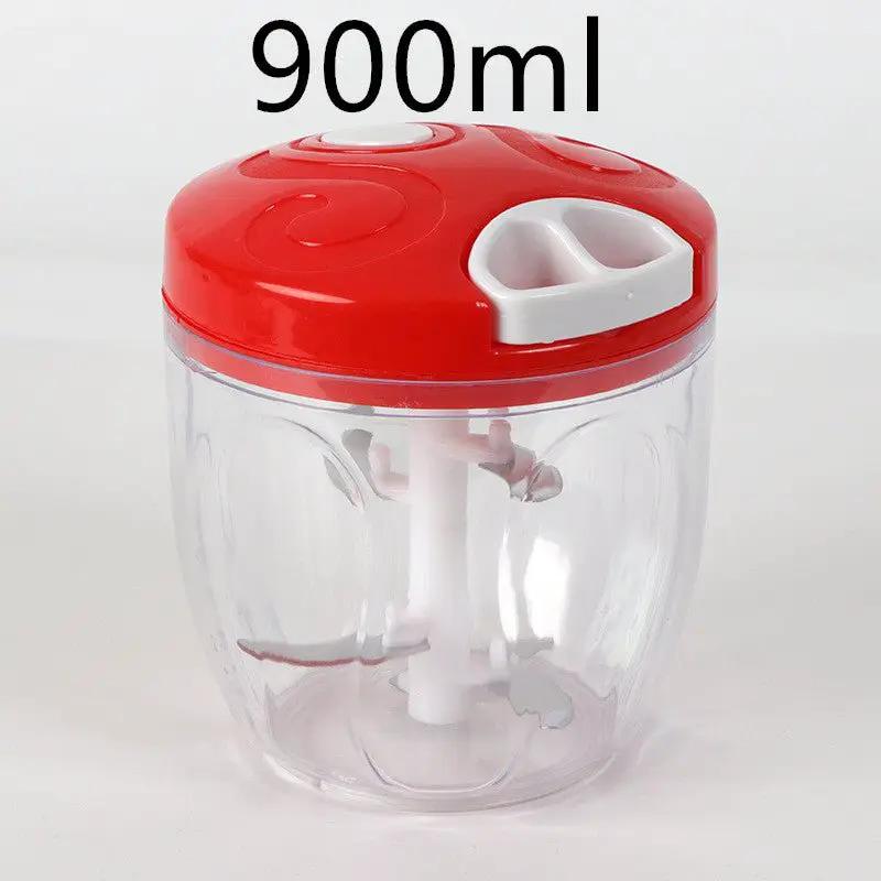 High Speed Multifunction Manual Food Processor Chopper Shredder And Meat Grinder For Vegetables And Meat by null