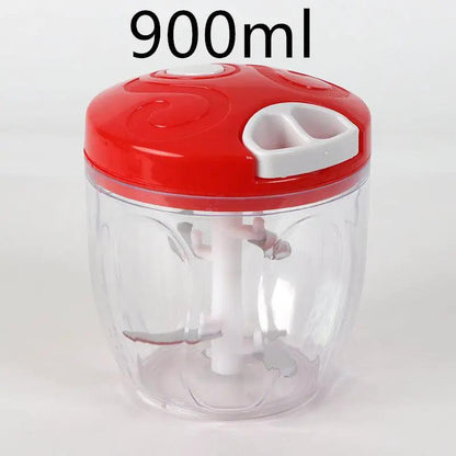 High Speed Multifunction Manual Food Processor Chopper Shredder And Meat Grinder For Vegetables And Meat by null