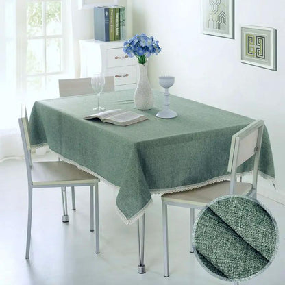 Waterproof Tablecloth Anti Scald Table Cloth Coffee Table Cover Bedside Table Cover TV Counter Cloth Table Mat by null