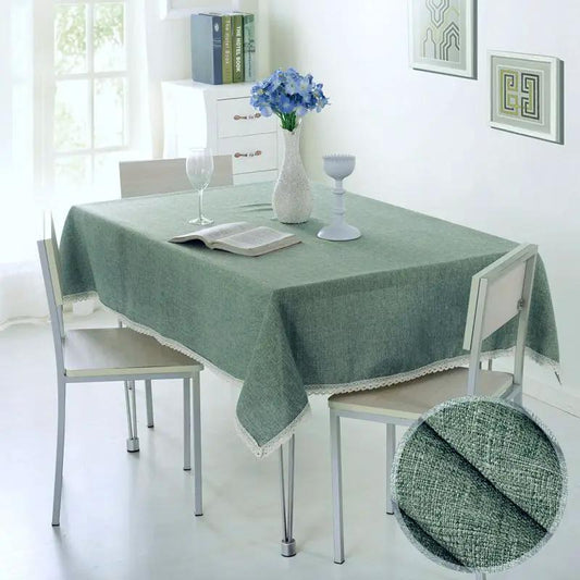 Waterproof Tablecloth Anti Scald Table Cloth Coffee Table Cover Bedside Table Cover TV Counter Cloth Table Mat by null