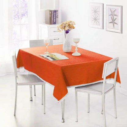 Waterproof Tablecloth Anti Scald Table Cloth Coffee Table Cover Bedside Table Cover TV Counter Cloth Table Mat by null
